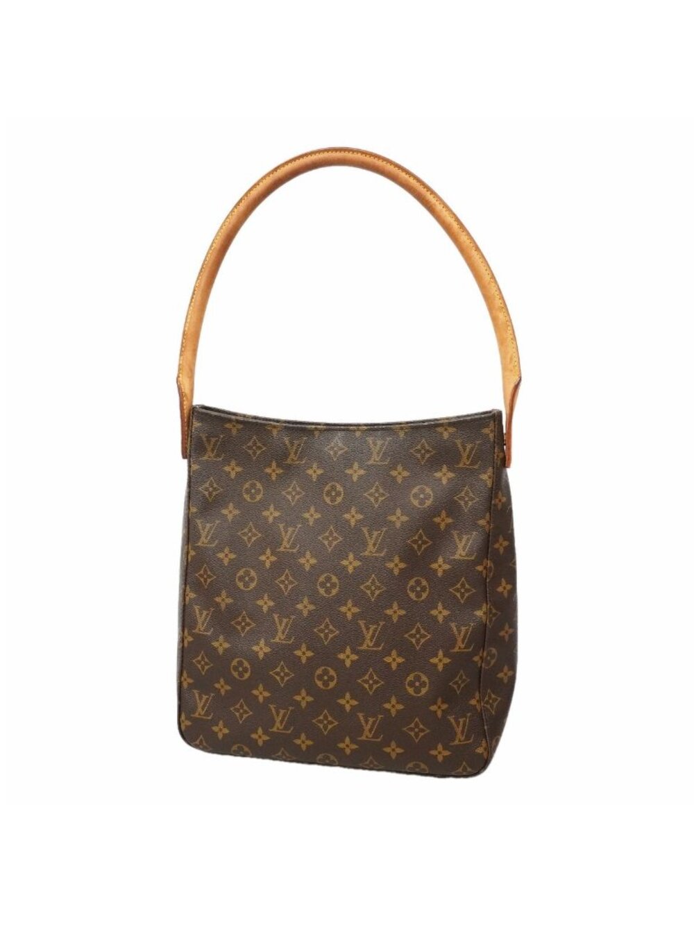 Louis Vuitton Shoulder Bag Monogram Looping GM Brown